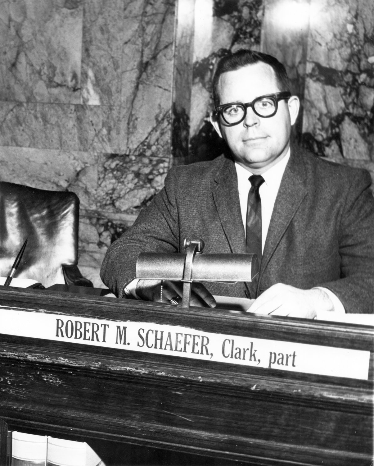 Robert Schaefer served in the Legislature from 1959 to 1967.